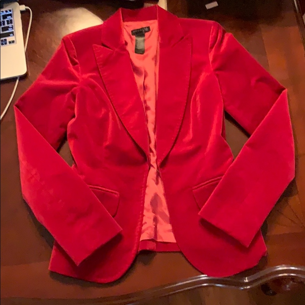 Red blazer
